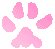 Pink Pawprint