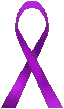 [A purple ribbon in remembrance of Charlie and all abused animals]