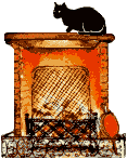 [Cat on the mantle]
