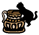 [Cat and Vase]